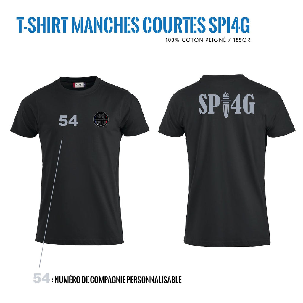 T-shirt SPI4G - PERSONNALISE (ÉCUSSON BRODÉ)