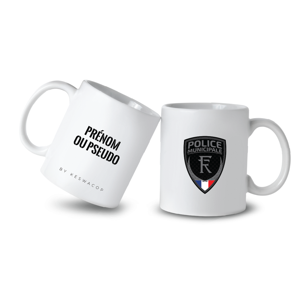 Mug Céramique 32,5CL Police Municipale (à personnaliser)