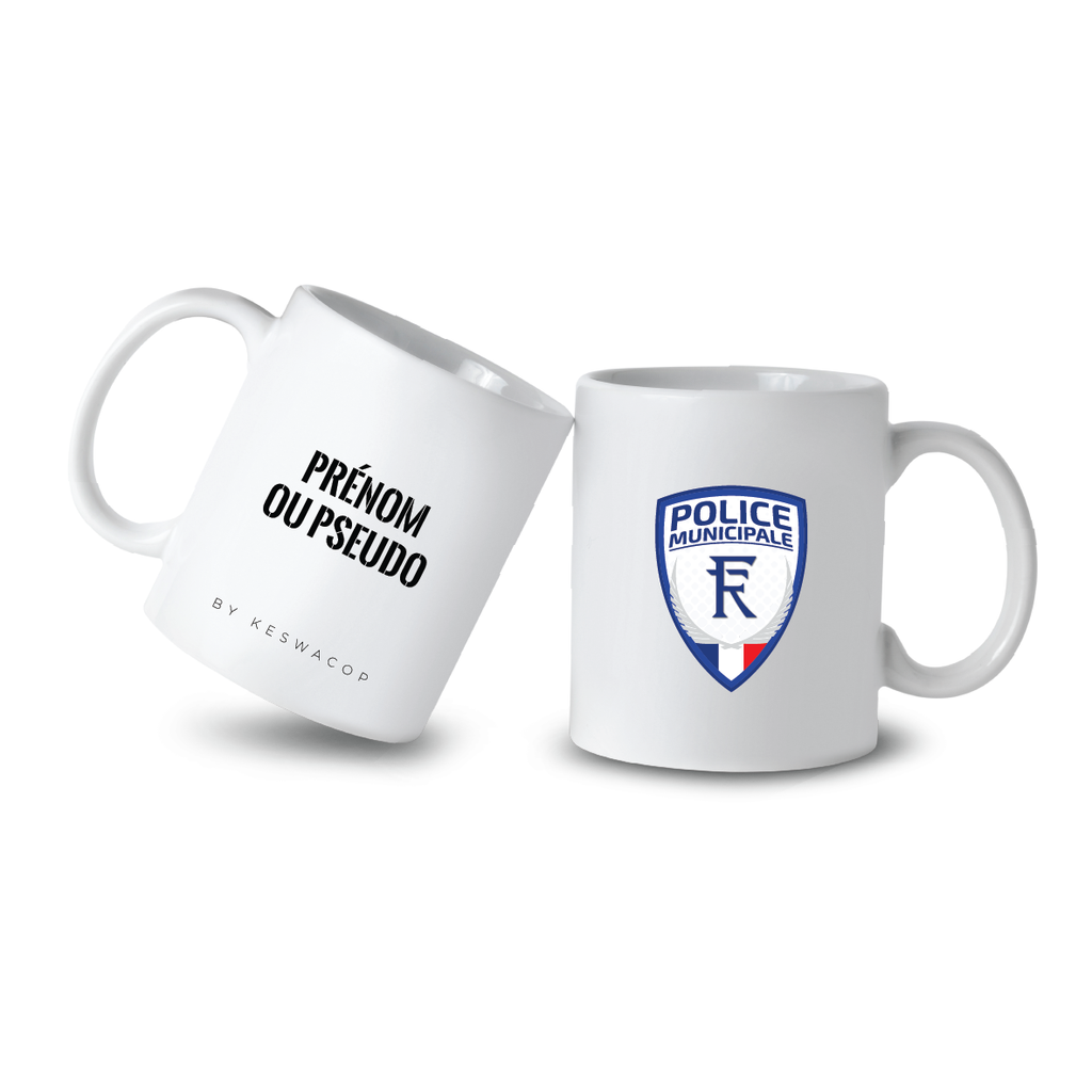 Mug Céramique 32,5CL Police Municipale (à personnaliser)