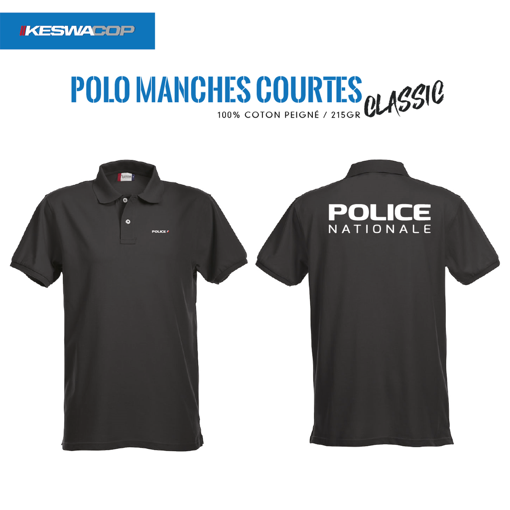 POLICE CLASSIC short-sleeved polo shirt