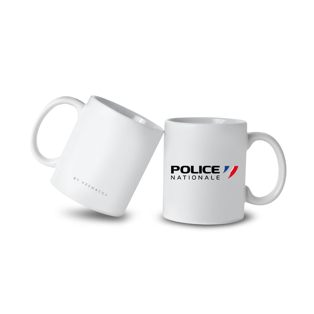 Mug Céramique 32,5CL Police Nationale (à personnaliser)