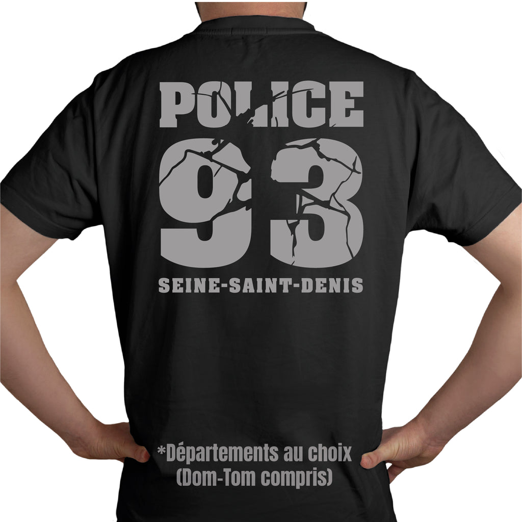 T-shirt POLICE DEPARTEMENT PERSONNALISE