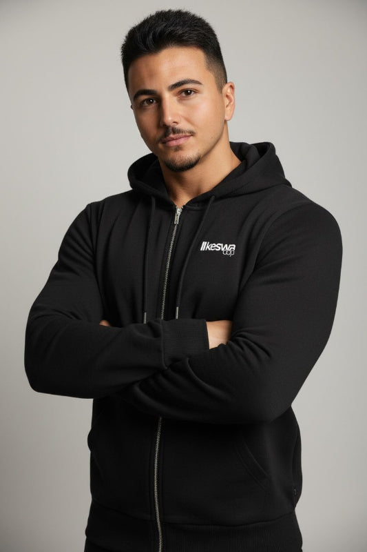 Sweat Zip Keswa Noir Homme