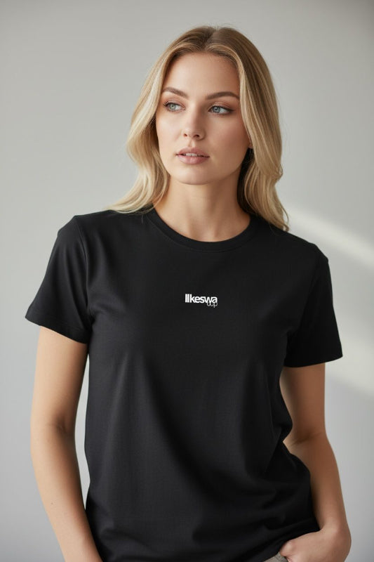 T-Shirt Noir Femme Keswa