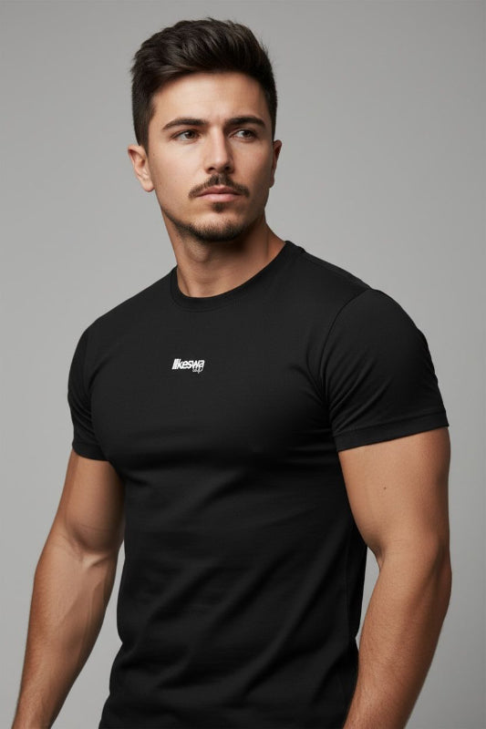 T-Shirt Noir Homme Keswa