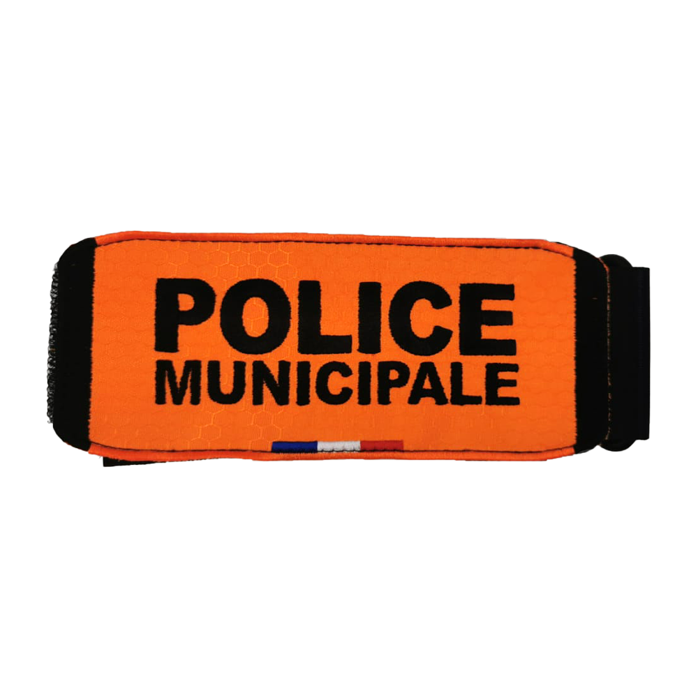 BRASSARD POLICE MUNICIPALE HAUTE VISIBILITÉ