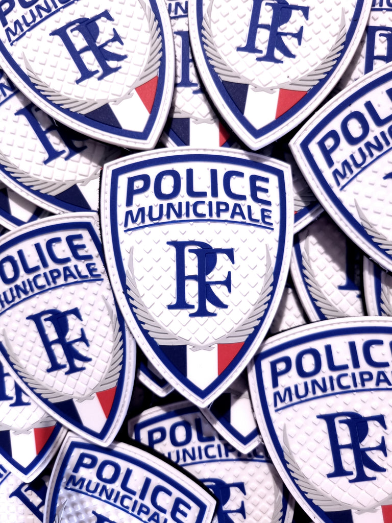 HV PVC Municipal Police Badge 