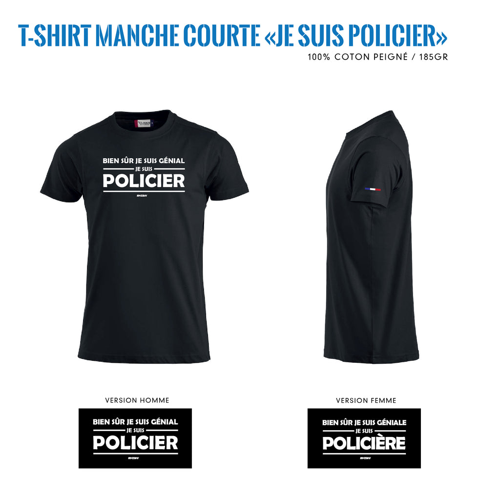 T-shirt collection "Je Suis Policier"
